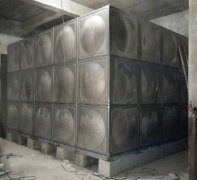 鶴壁光明大廈60T不銹鋼水箱